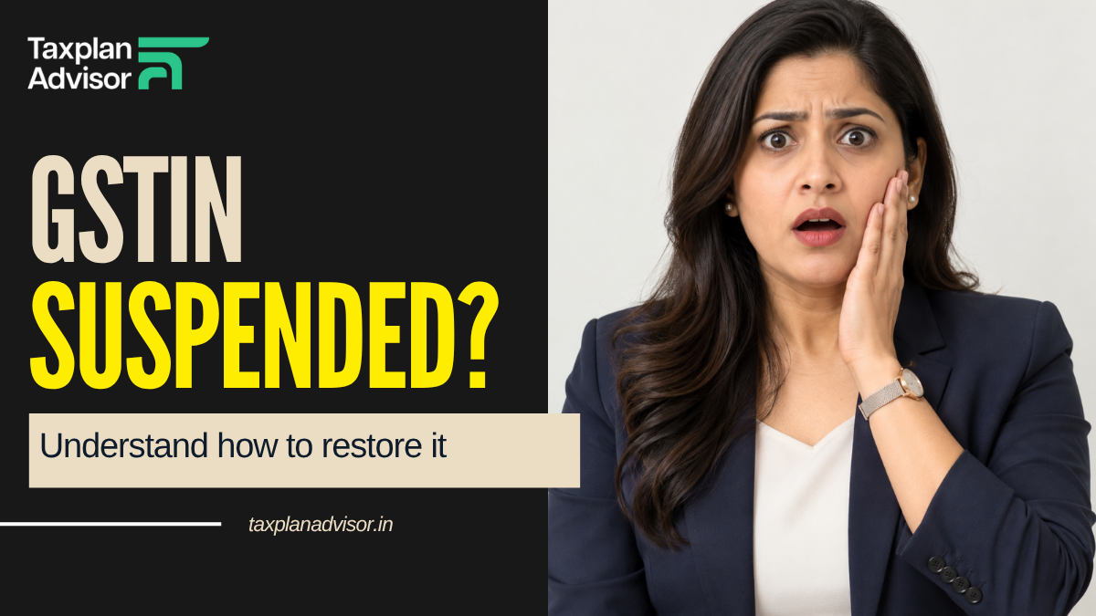 Visual summary for GST Registration Suspended Reasons Consequences and Restoration