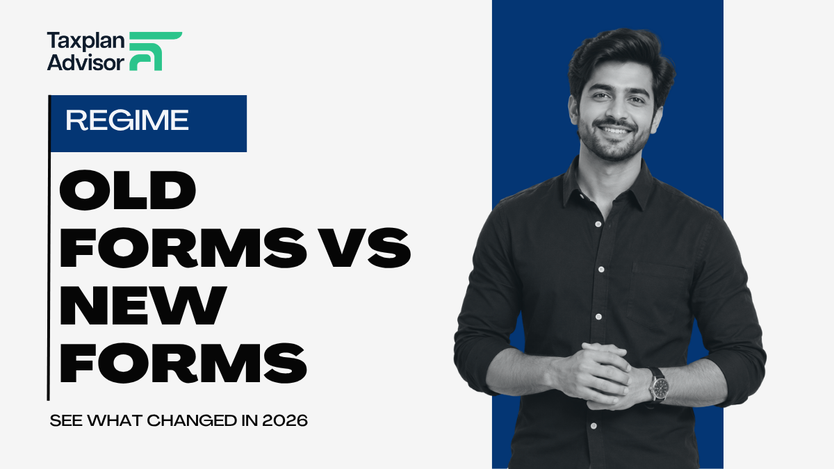 Visual summary for New Income Tax Forms 2026 Old Form vs New Form Comparison