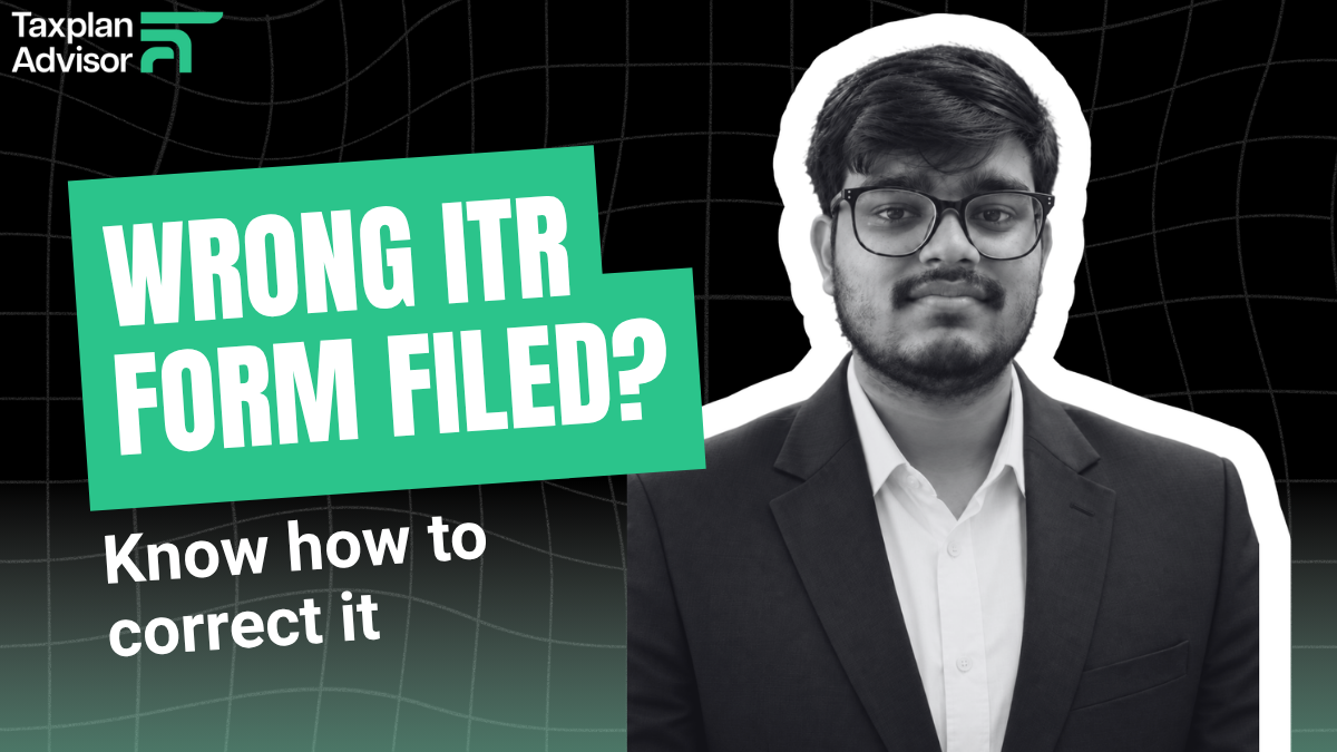 Visual summary for Filed the Wrong ITR Form How to Correct ITR 1 ITR 2 ITR 3 or ITR 4