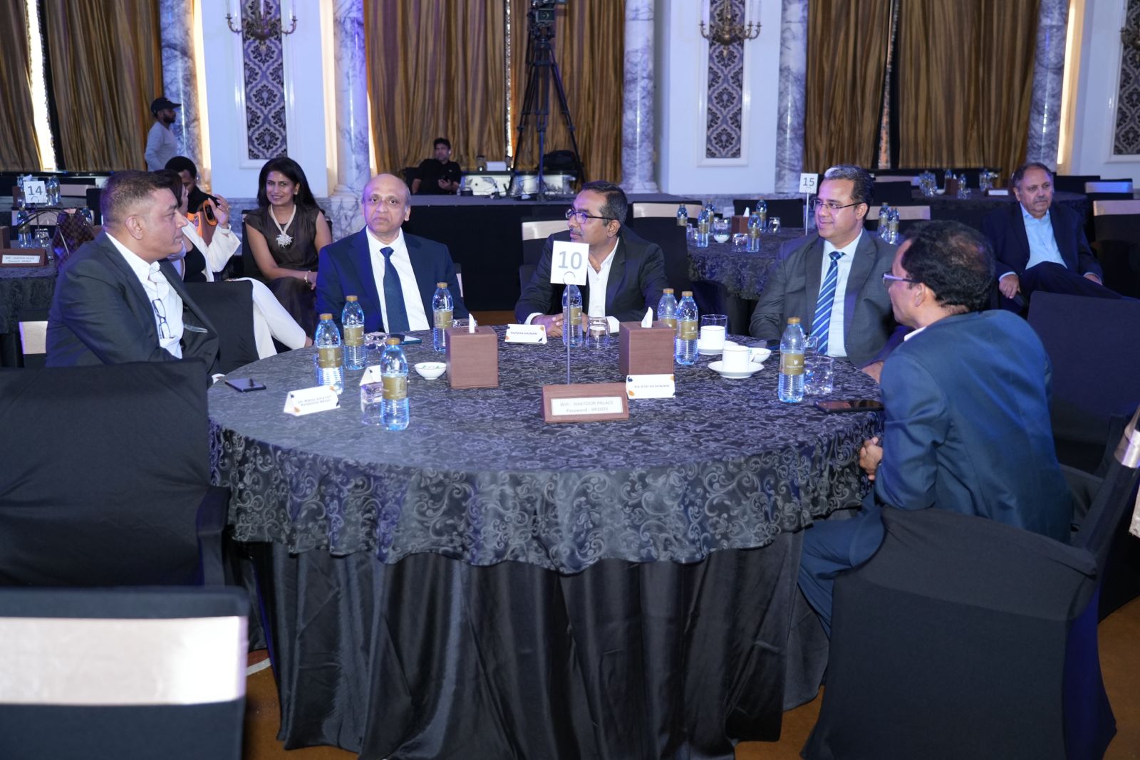 Networking tables at ET Indo Global Leaders 2026