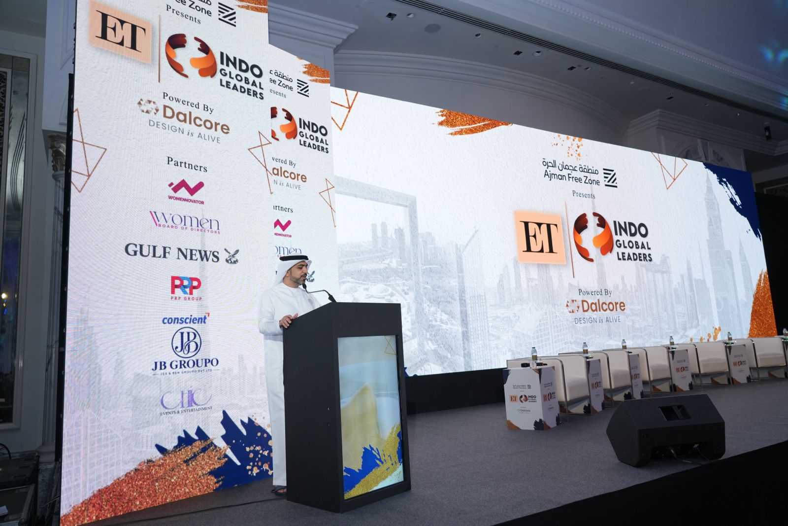 Stage at ET Indo Global Leaders 2026 in Dubai