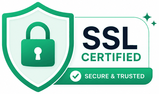 SSL certified — secure and trusted